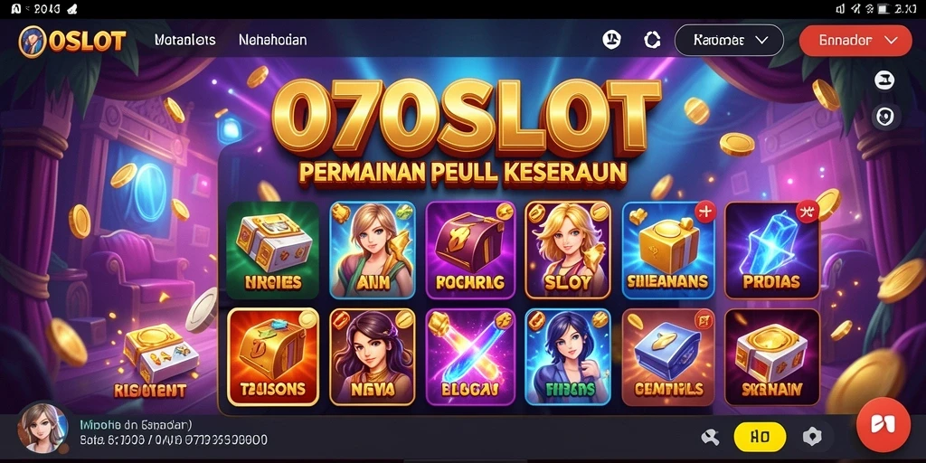 Tampilan gameplay menarik dan penuh warna dari 070SLOT.