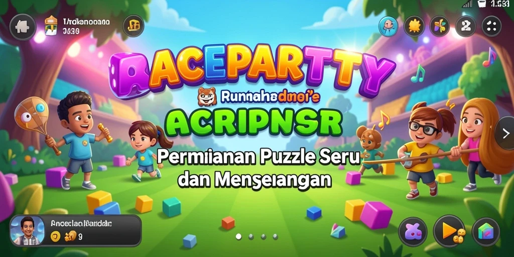 Tampilan gameplay menantang di ACEPARTY, ideal untuk penggemar puzzle.