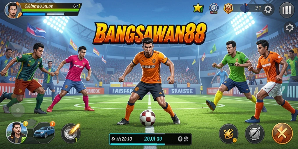 Tampilan gameplay BANGSAWAN88 dengan aksi olahraga yang mengesankan.
