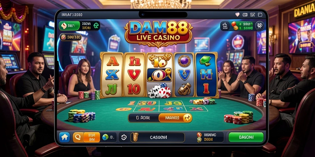 Gameplay menarik dari DAM88 dengan dealer langsung.