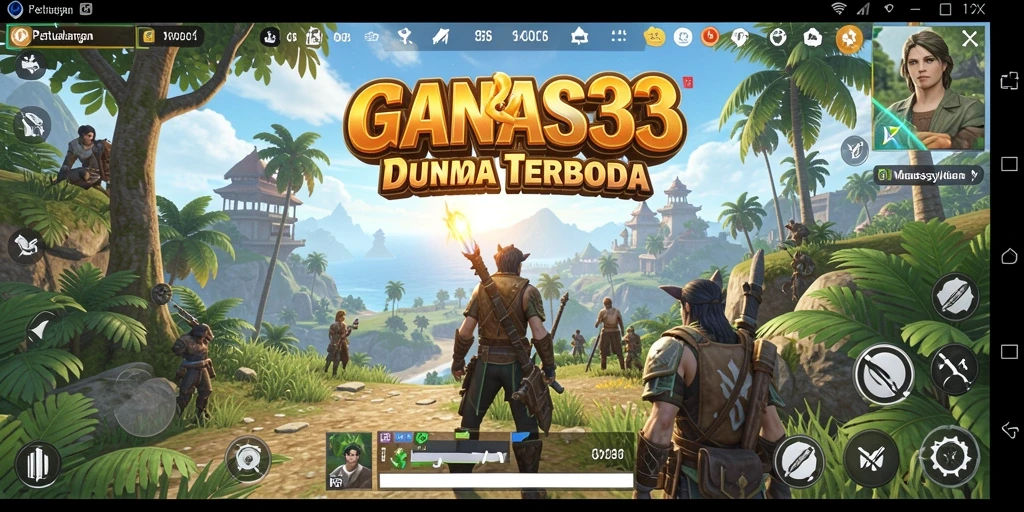 Tampilan luar biasa dari gameplay Open World di GANAS33.