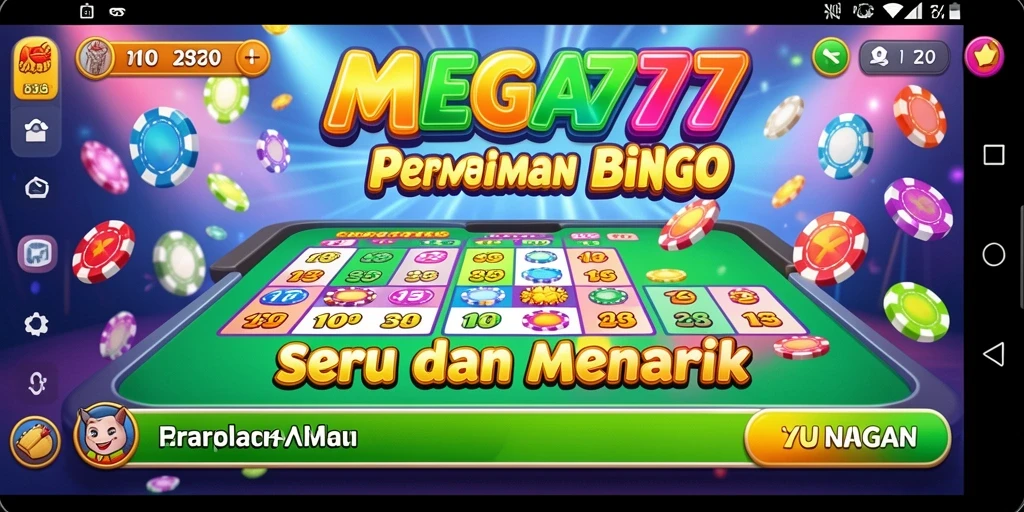 Tampilan gameplay seru di MEGA777 Bingo.