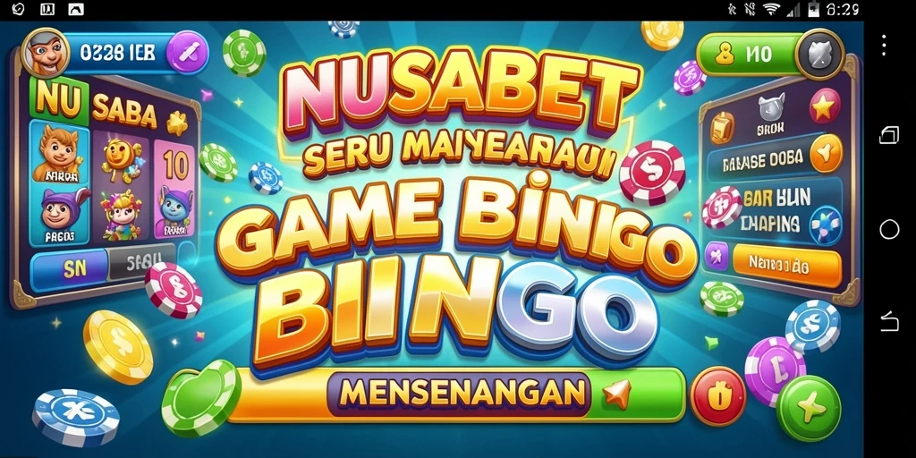 Screenshot gameplay NUSABET yang menampilkan keseruan Bingo.