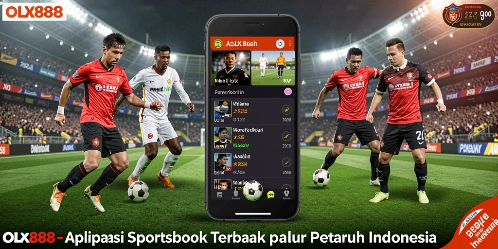 Tampilan menarik dari gameplay OLX888 dalam dunia Sportsbook.