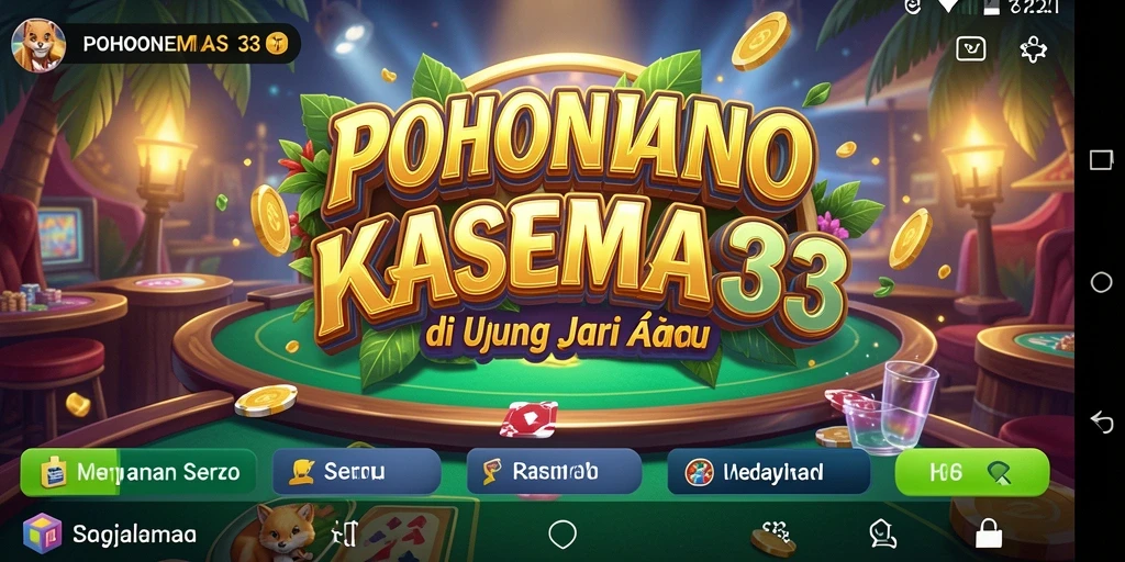 Tampilan menarik dari gameplay Kasino di POHONEMAS33.