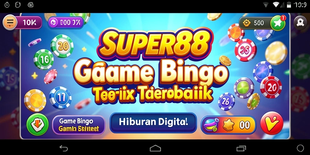 Screenshot gameplay SUPER88 menampilkan variasi Bingo yang seru.
