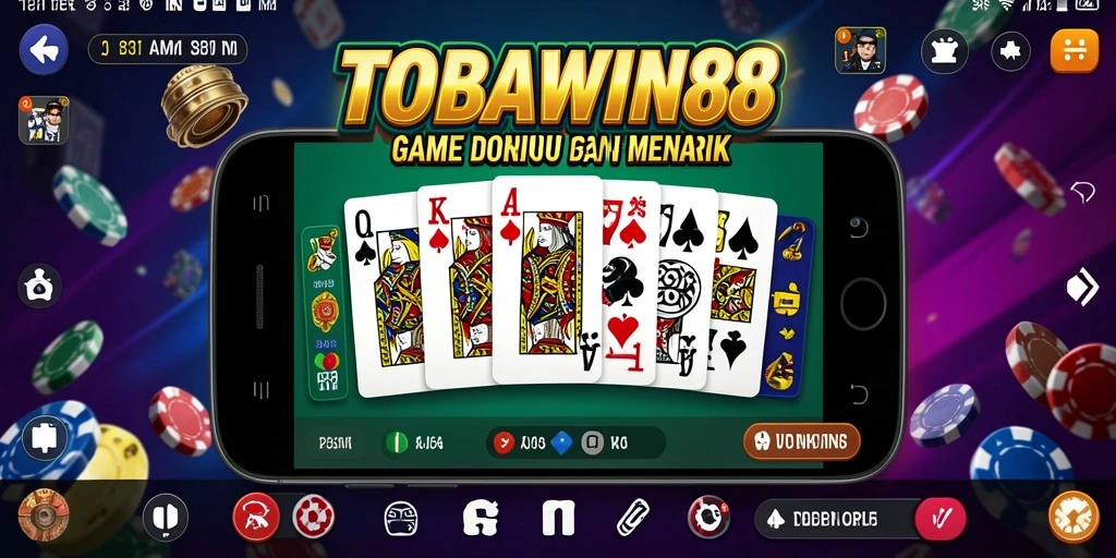 Tampilan gameplay yang seru dan menyenangkan di TOBAWIN88.
